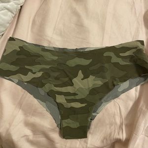 Army print pink underwear size medium